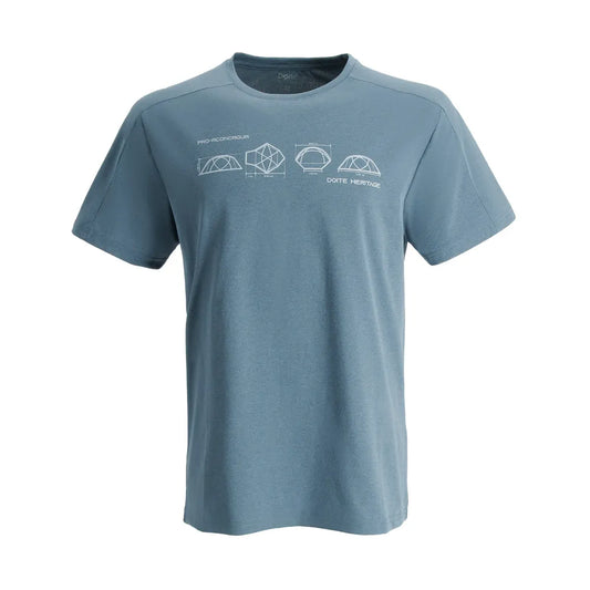 Polera Hombre Manga Corta Deportiva Tent  Gris