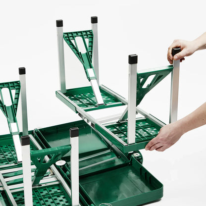 Mesa Plegable Dyne 4 Personas Camping Green