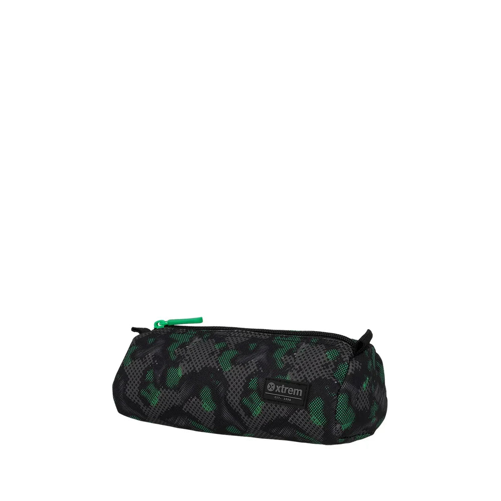 Mochila Triple Pack + Estuche + Lonchera Niño Black Green