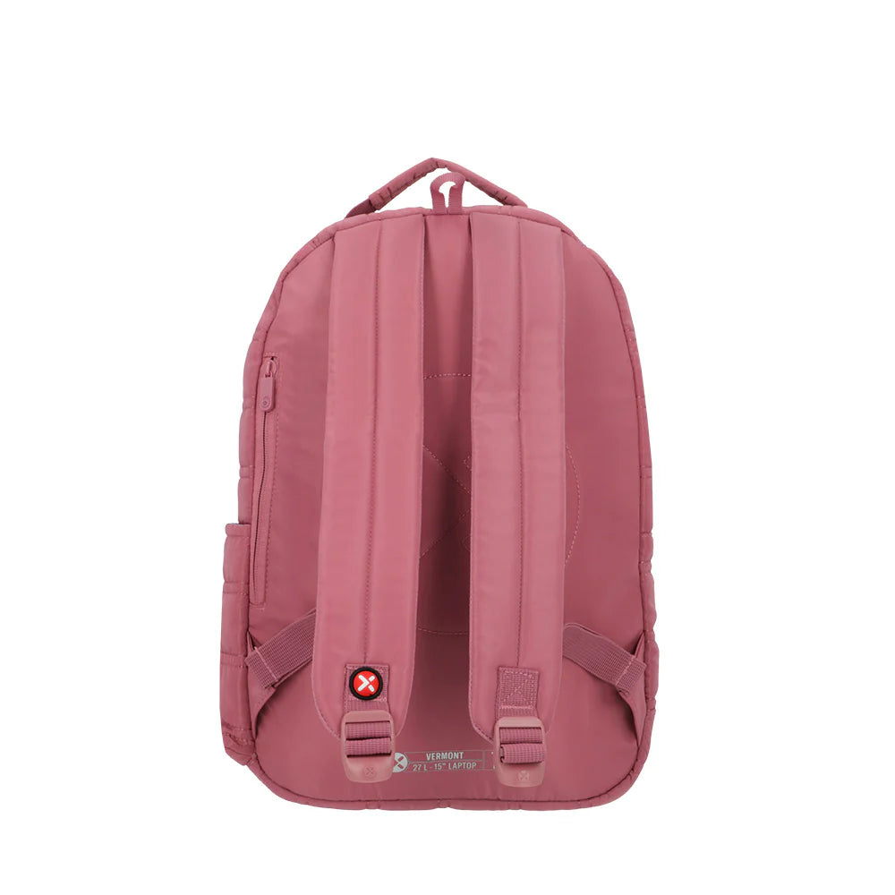 Mochila para notebook 15" Vermont rosada/plateada