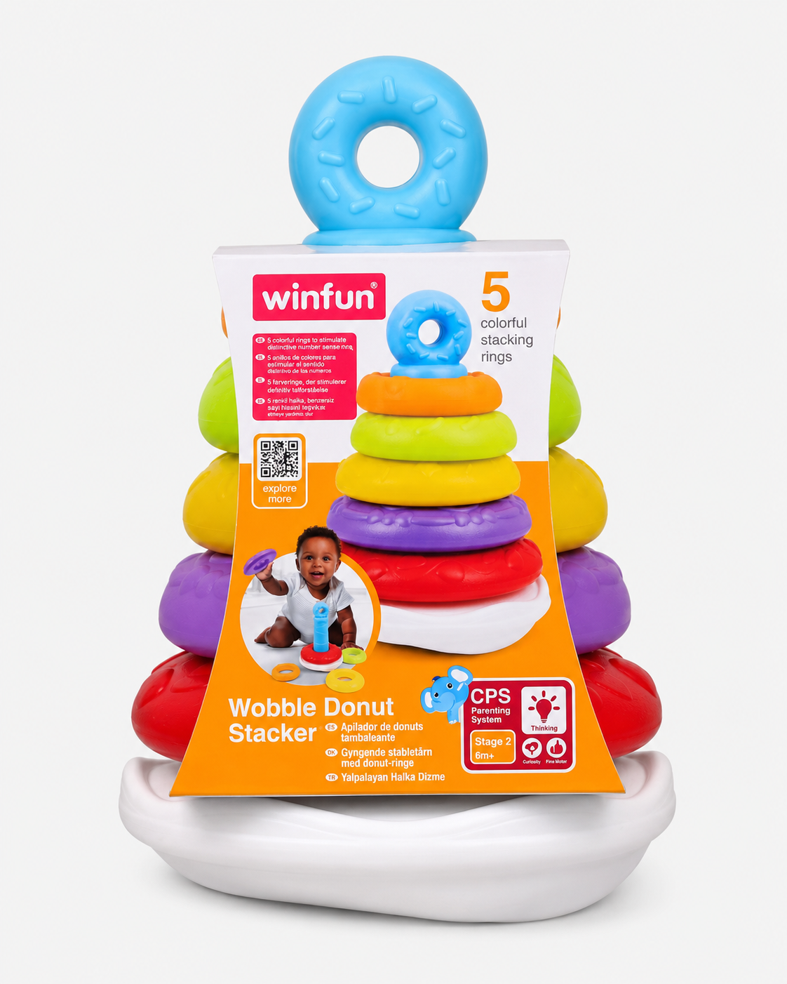Apilador de Donas Tambaleante Winfun