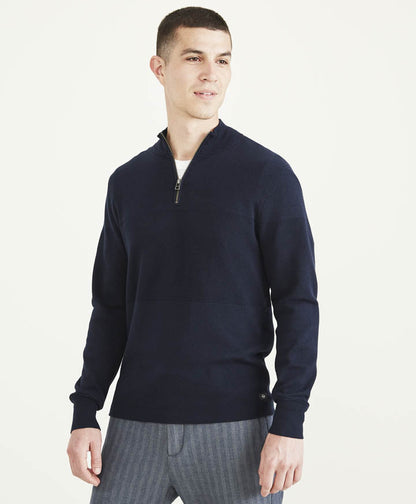 Sweater Hombre 1/4 Zip Navy