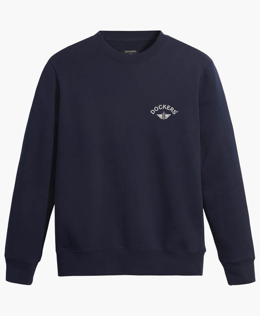 Polerón Hombre Crewneck Logo Navy