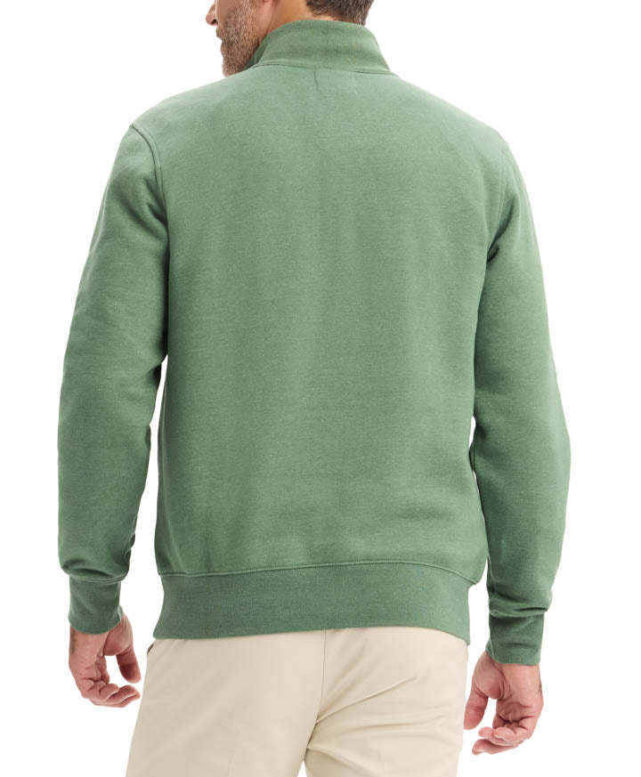 Poleron Hombre 1/4 Zip Fleece Duck Verde
