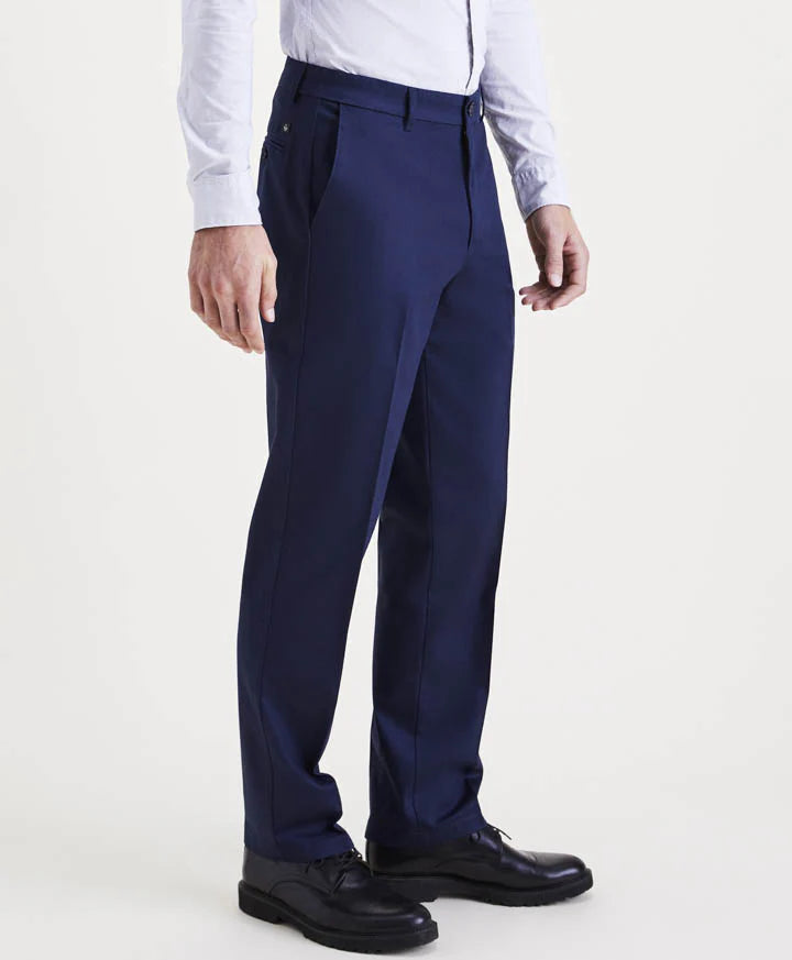 Pantalón Hombre Straight Tela Azul