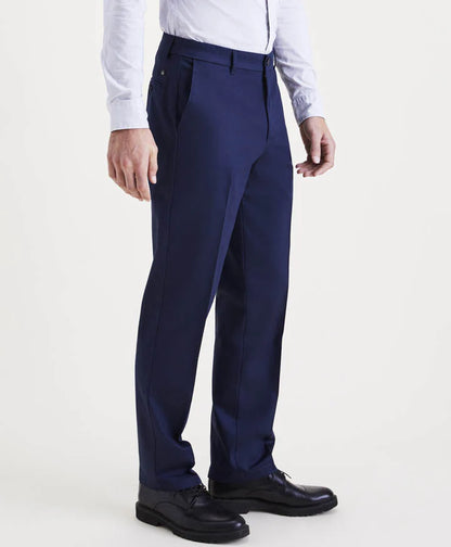 Pantalón Hombre Straight Tela Azul