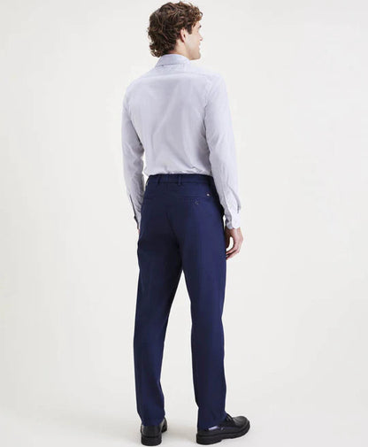 Pantalón Hombre Straight Tela Azul