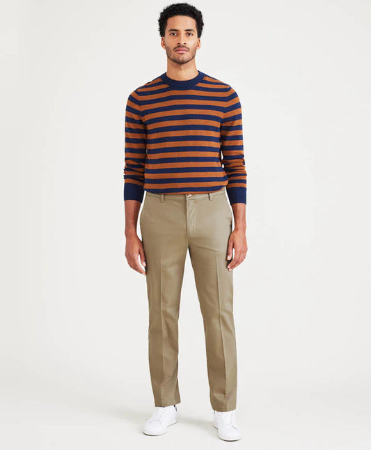 Pantalón Hombre Straight Tela Kakhi