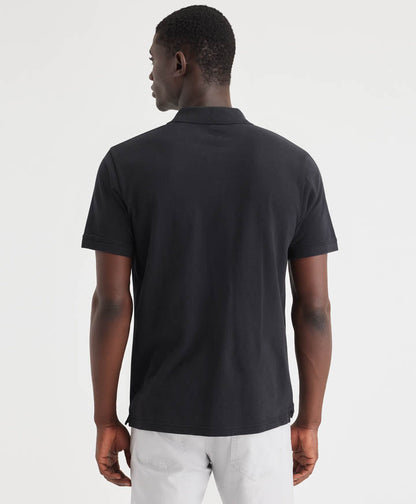 Polera Hombre Polo Pique Negro