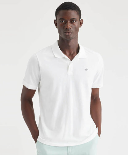 Polera Hombre Con Cuello Pique Lucent Blanco