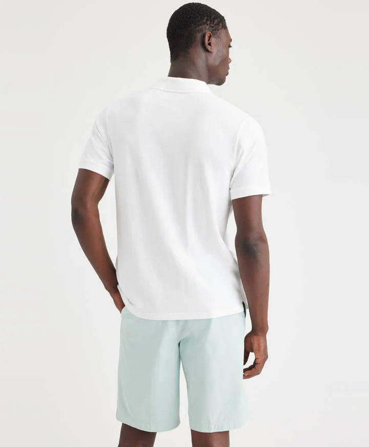 Polera Hombre Con Cuello Pique Lucent Blanco