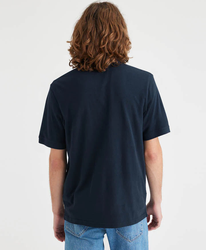 Polera Hombre Pique Blazer Navy