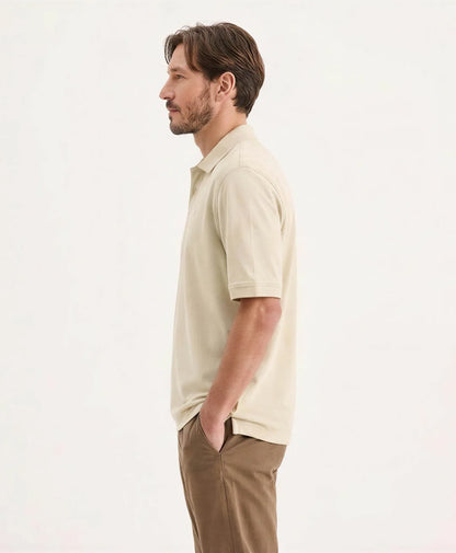 Polera Hombre Polo Pique Khaki
