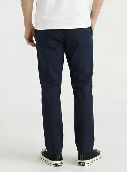 Pantalón Hombre Slim Fit Recto Tiro Medio Azul