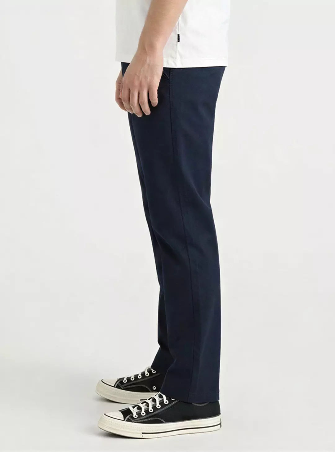 Pantalón Hombre Slim Fit Recto Tiro Medio Azul