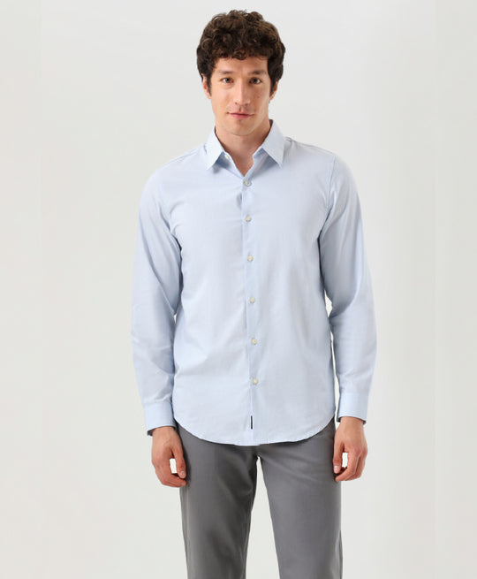 Camisa Workday Dockers Celeste Pastel