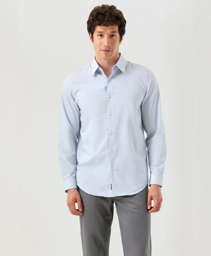 Camisa Workday Dockers Celeste Pastel