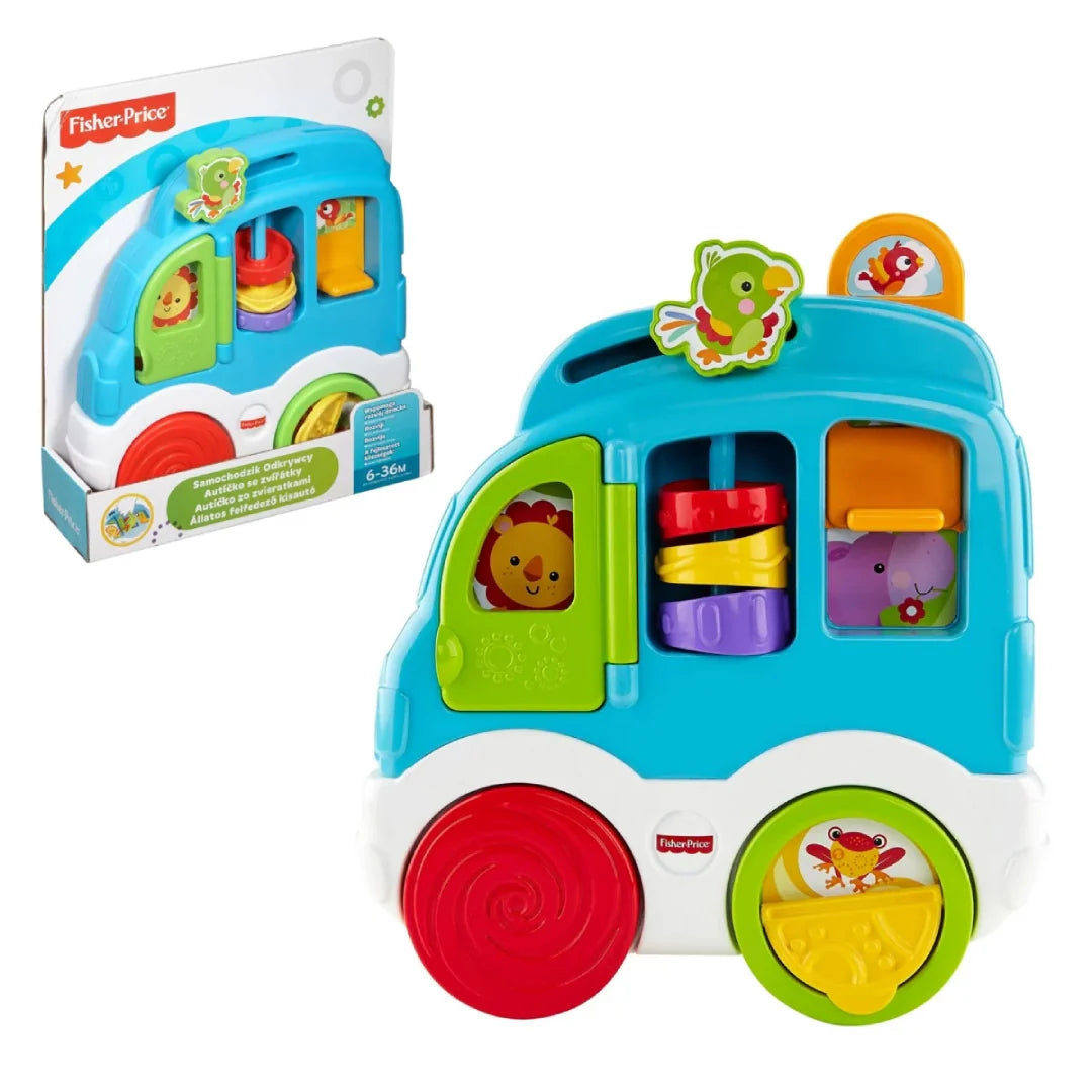 Houten speelgoed, Loopkar - Duwkar Mr. Fox - Blik op Hout Houten speelgoed, Loopkar - Duwkar Mr. Fox - Blik op Hout