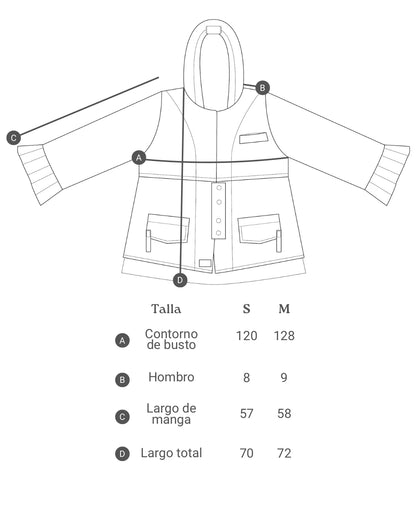 Chaqueta Mujer Anzio Gris