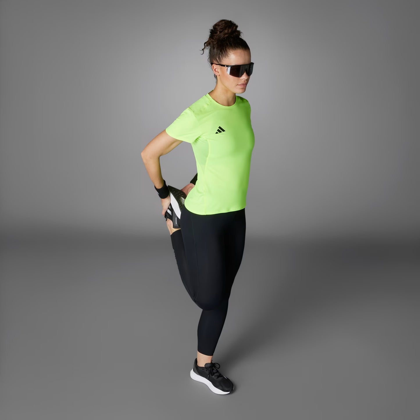 Polera Mujer Running Adizero Essentials Lucid Lemon
