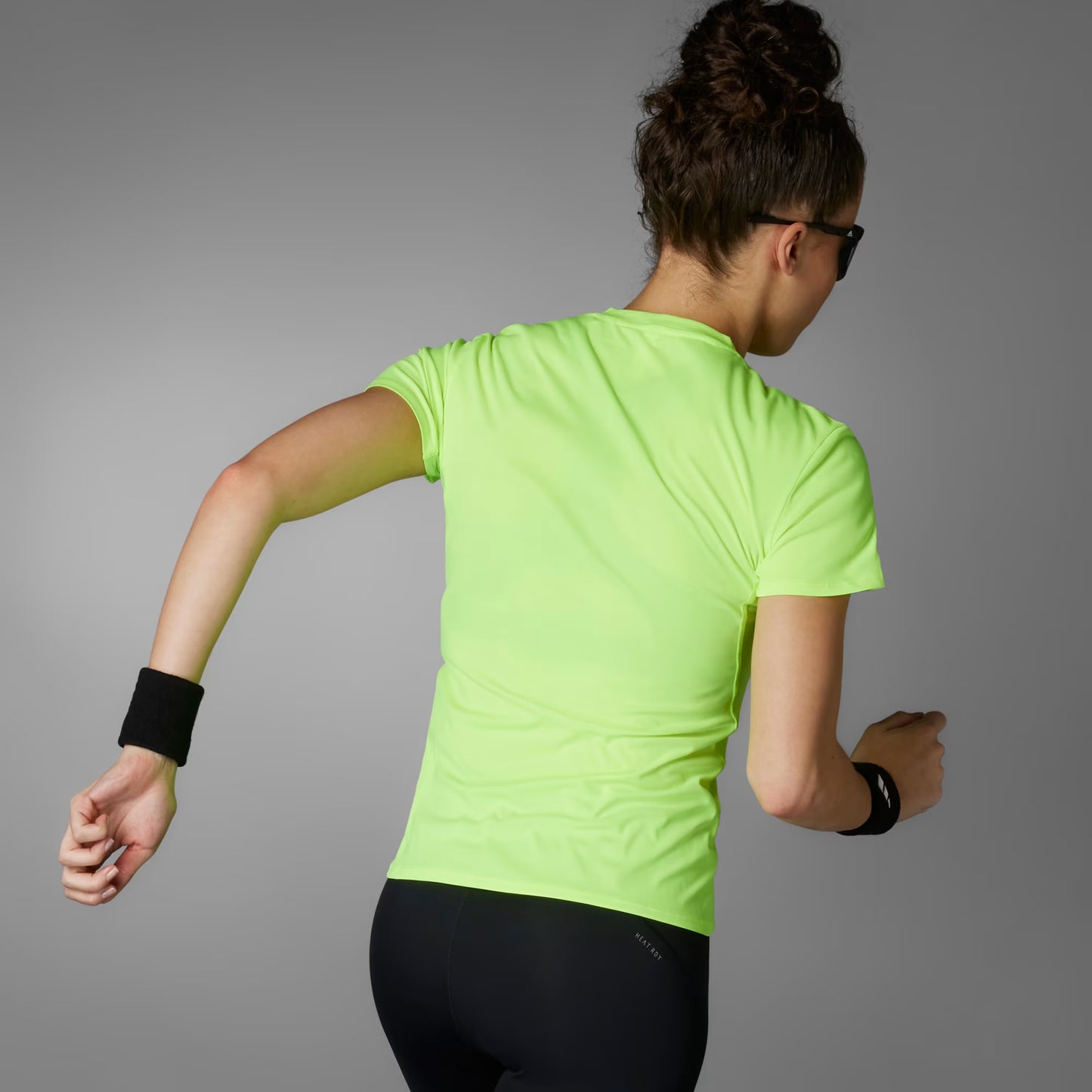 Polera Mujer Running Adizero Essentials Lucid Lemon