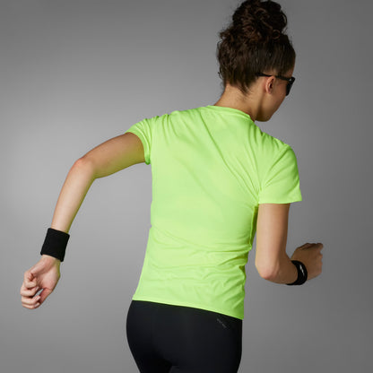 Polera Mujer Running Adizero Essentials Lucid Lemon