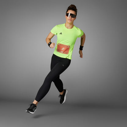 Polera Mujer Running Adizero Essentials Lucid Lemon