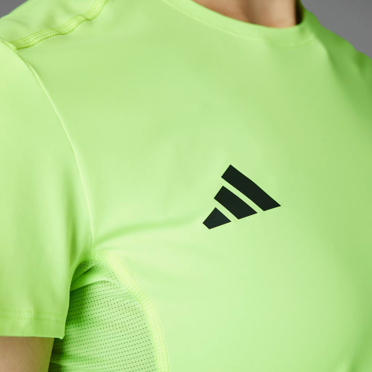 Polera Mujer Running Adizero Essentials Lucid Lemon