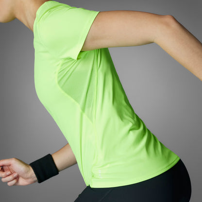 Polera Mujer Running Adizero Essentials Lucid Lemon