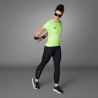Polera Mujer Running Adizero Essentials Lucid Lemon