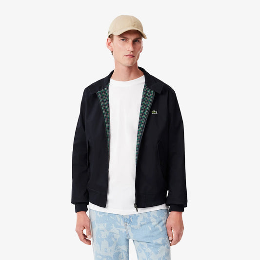 chaqueta-hombre-harrington-de-sarga-hidrófuga-azul-marino