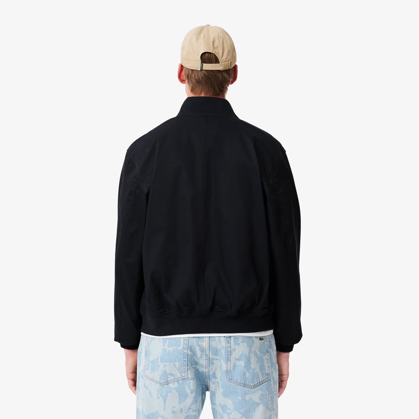 chaqueta-hombre-harrington-de-sarga-hidrófuga-azul-marino