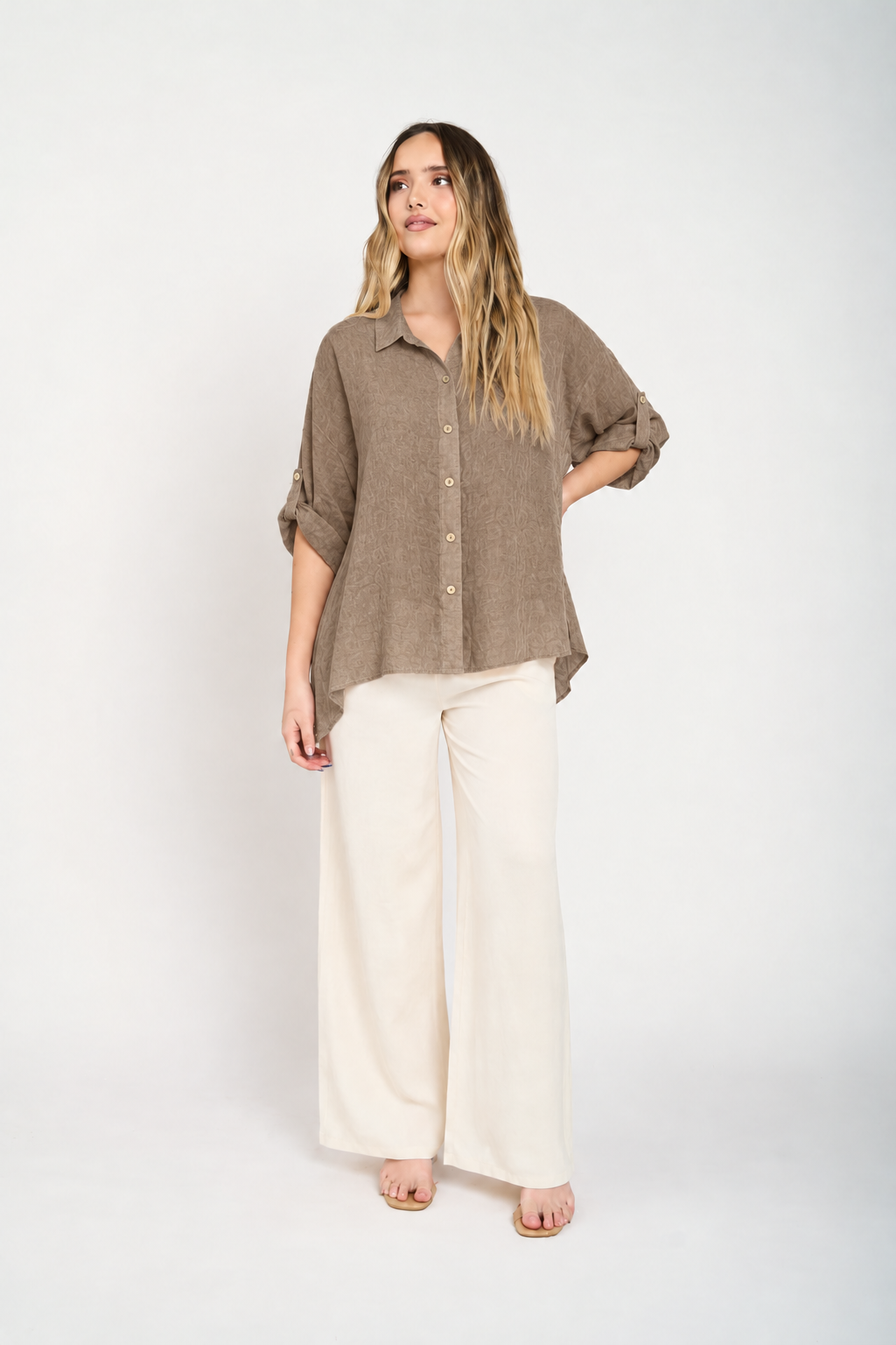 Blusa Manga Larga Mujer Fango