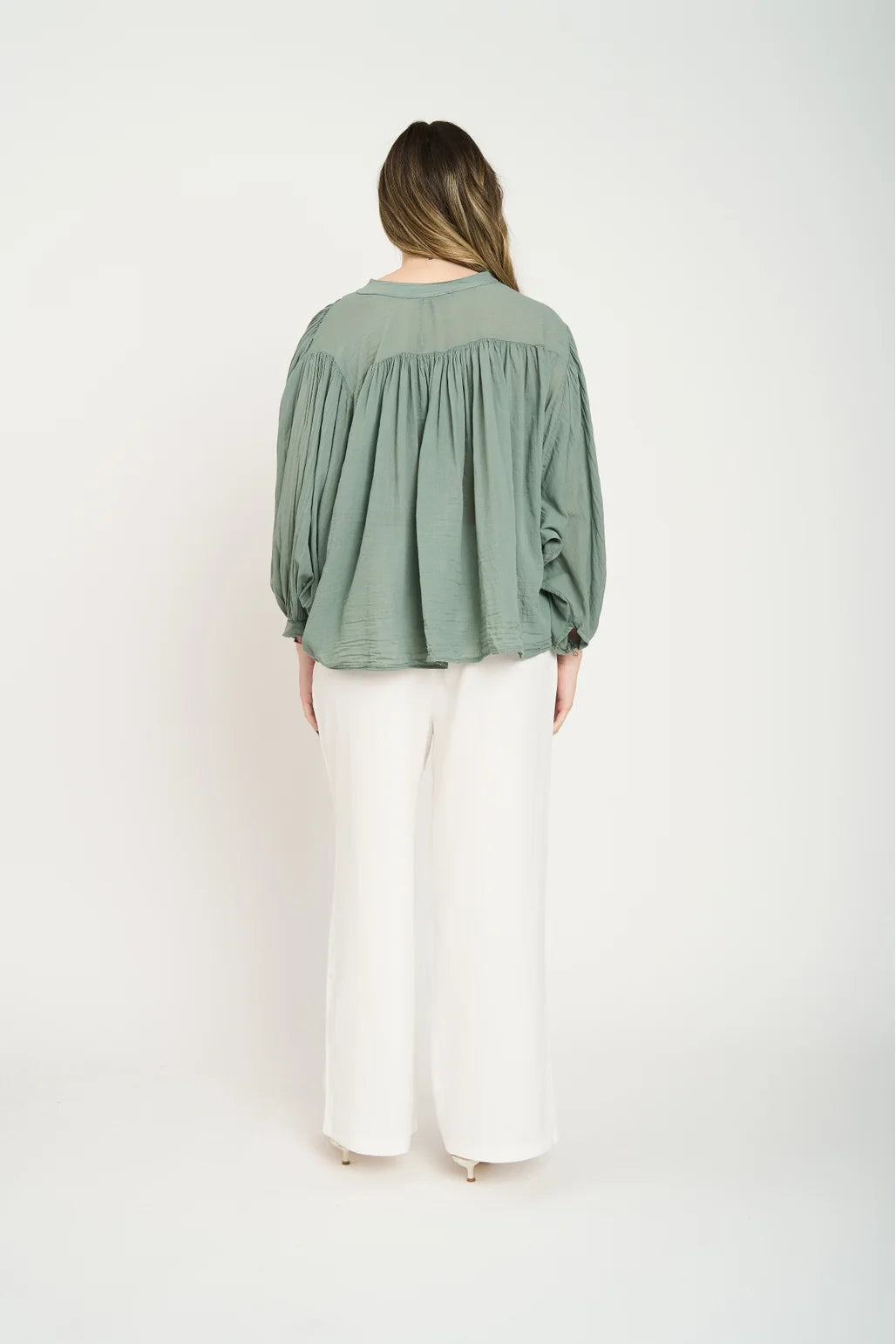 Blusa Manga Larga Mujer Militar