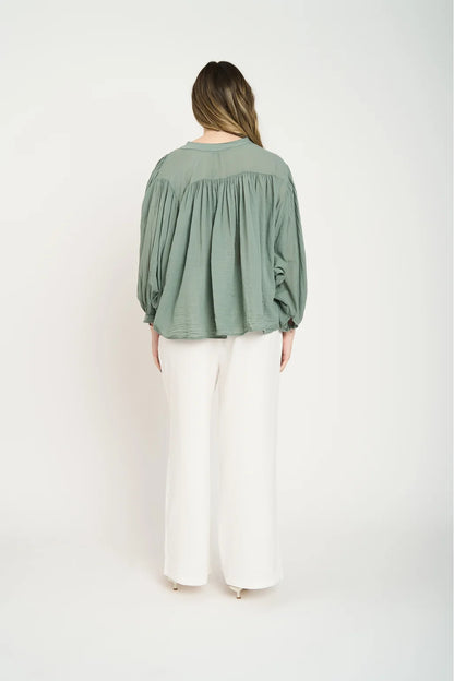 Blusa Manga Larga Mujer Militar
