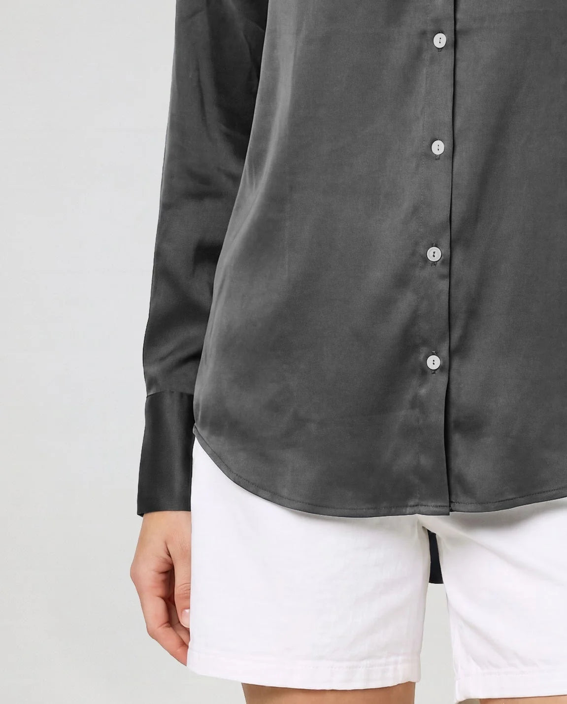 Blusa Manga Larga Mujer Negra