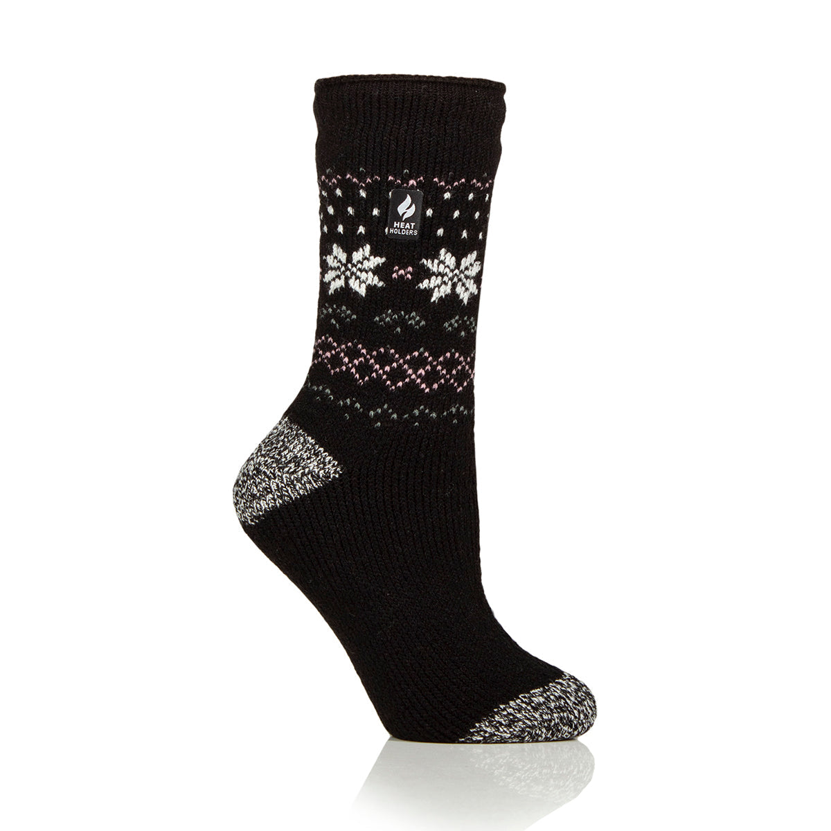 Calcetín Mujer Original Jacquard Heat Holders Negro