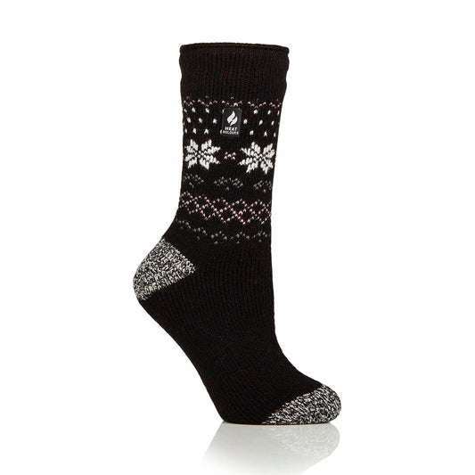 Calcetín Mujer Original Jacquard Heat Holders Negro