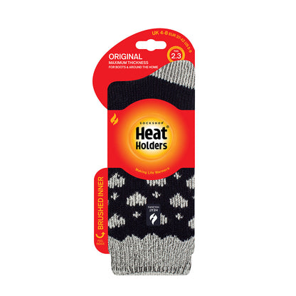 Calcetín Mujer Original Jacquard Heat Holders Negro