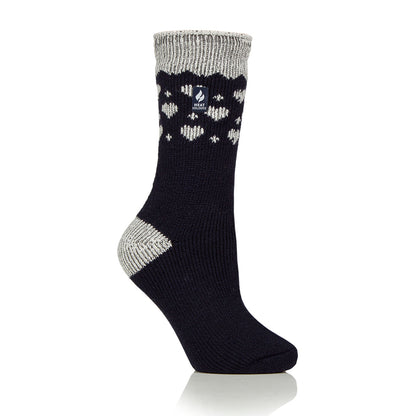 Calcetín Mujer Original Jacquard Heat Holders Navy