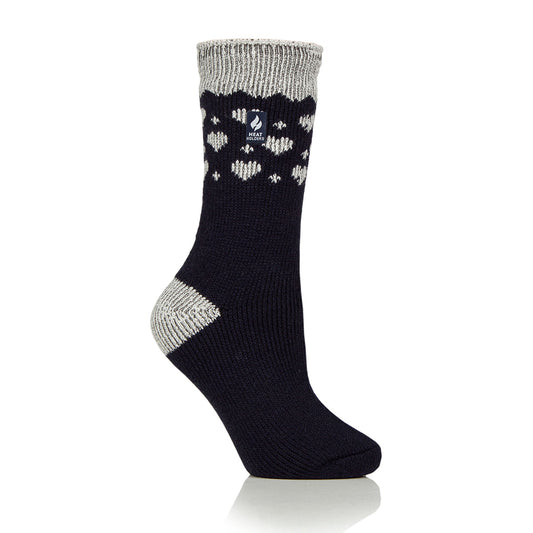 Calcetín Mujer Original Jacquard Heat Holders Navy