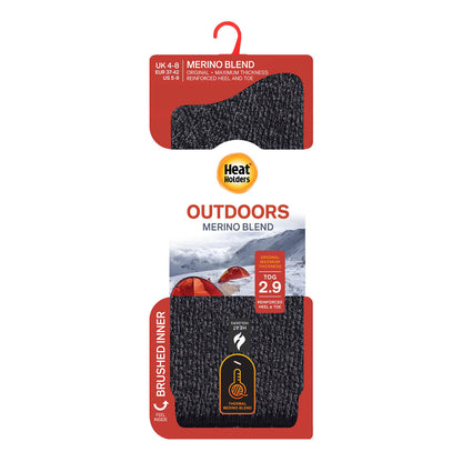 Calcetin Mujer Heat Holders Wool Negro