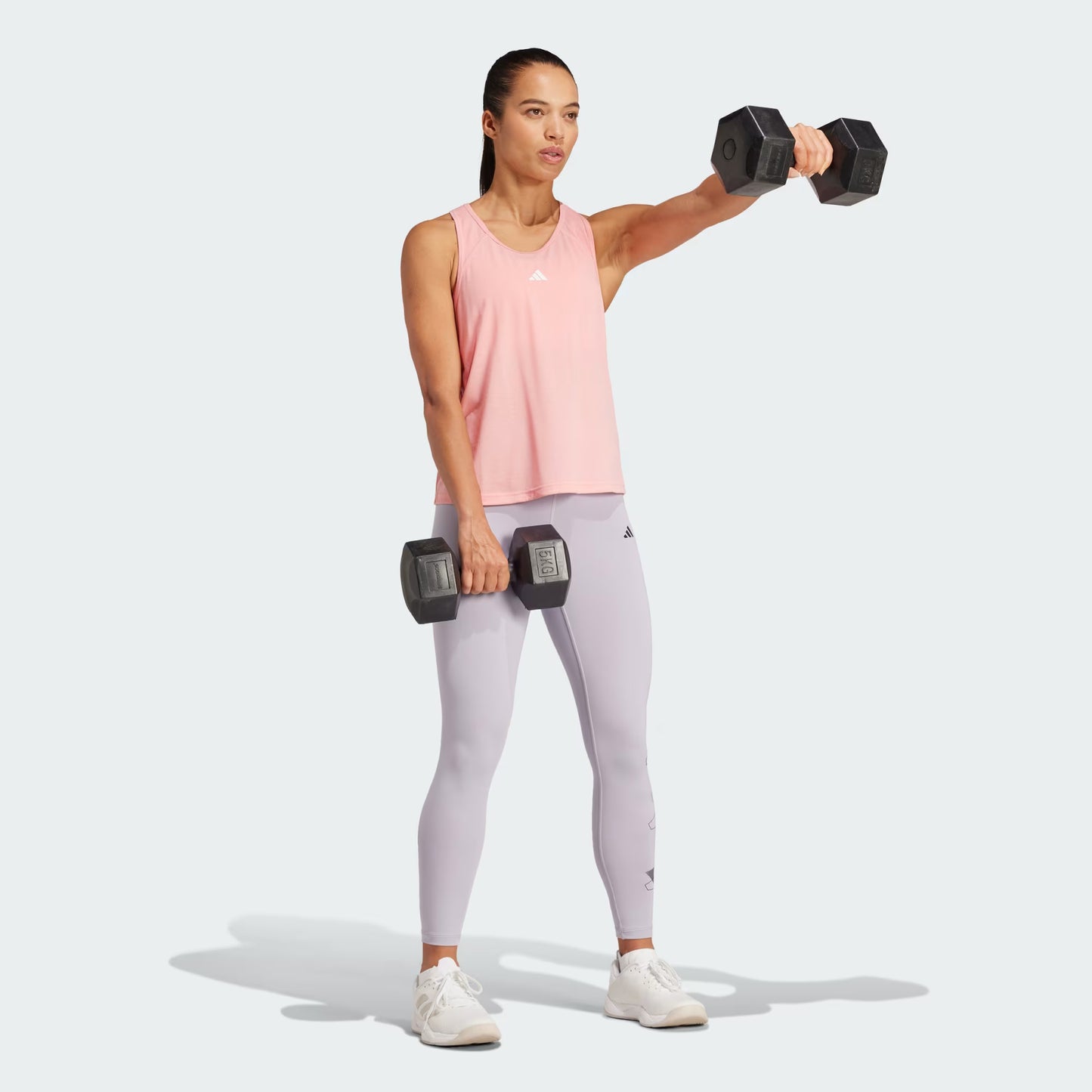 Polera Mujer Training Minimal Branding Racerback Pink