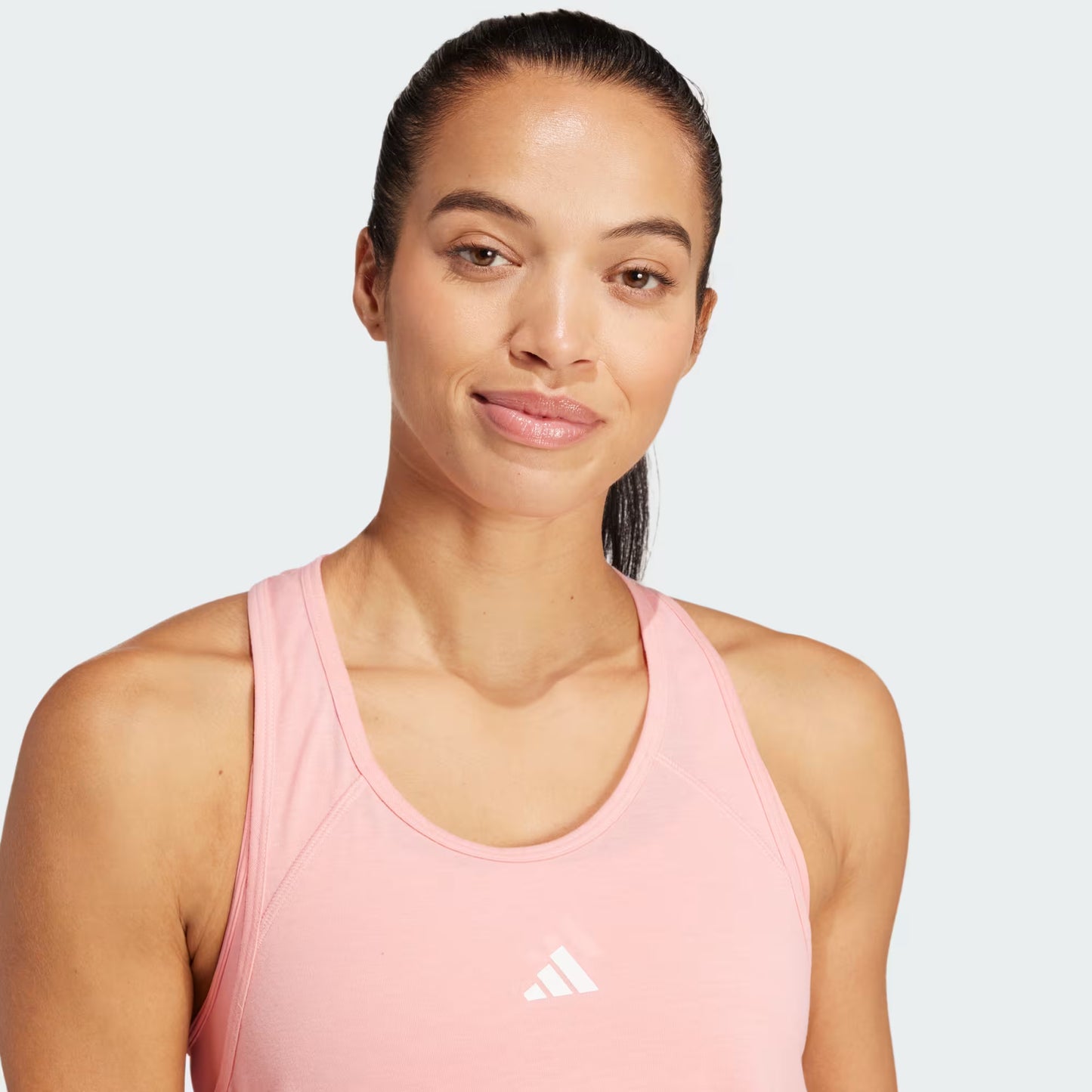 Polera Mujer Training Minimal Branding Racerback Pink