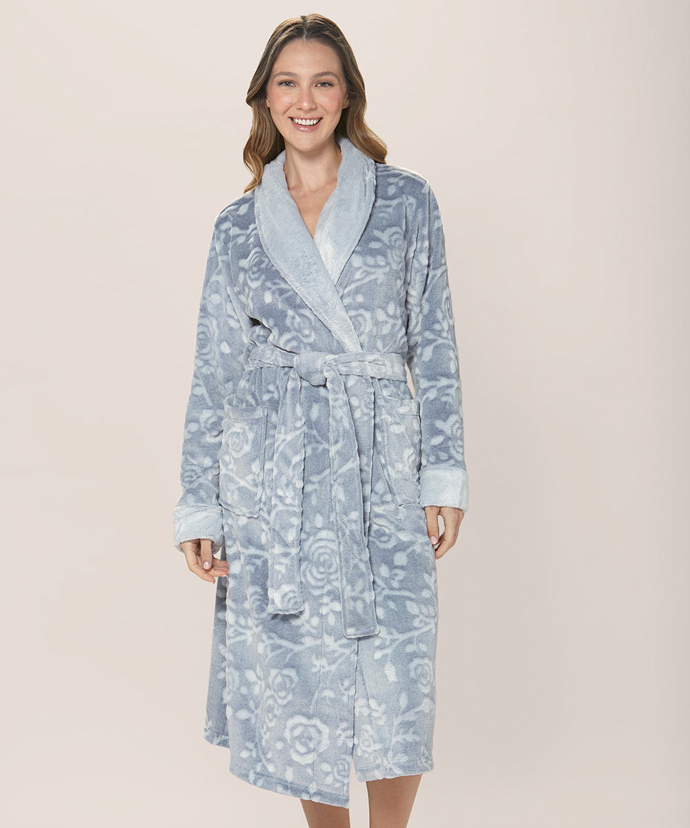 Bata Mujer Polar Fantasia Jeans