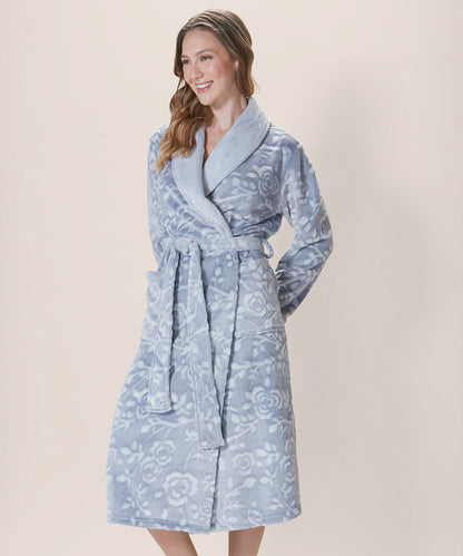 Bata Mujer Polar Fantasia Jeans