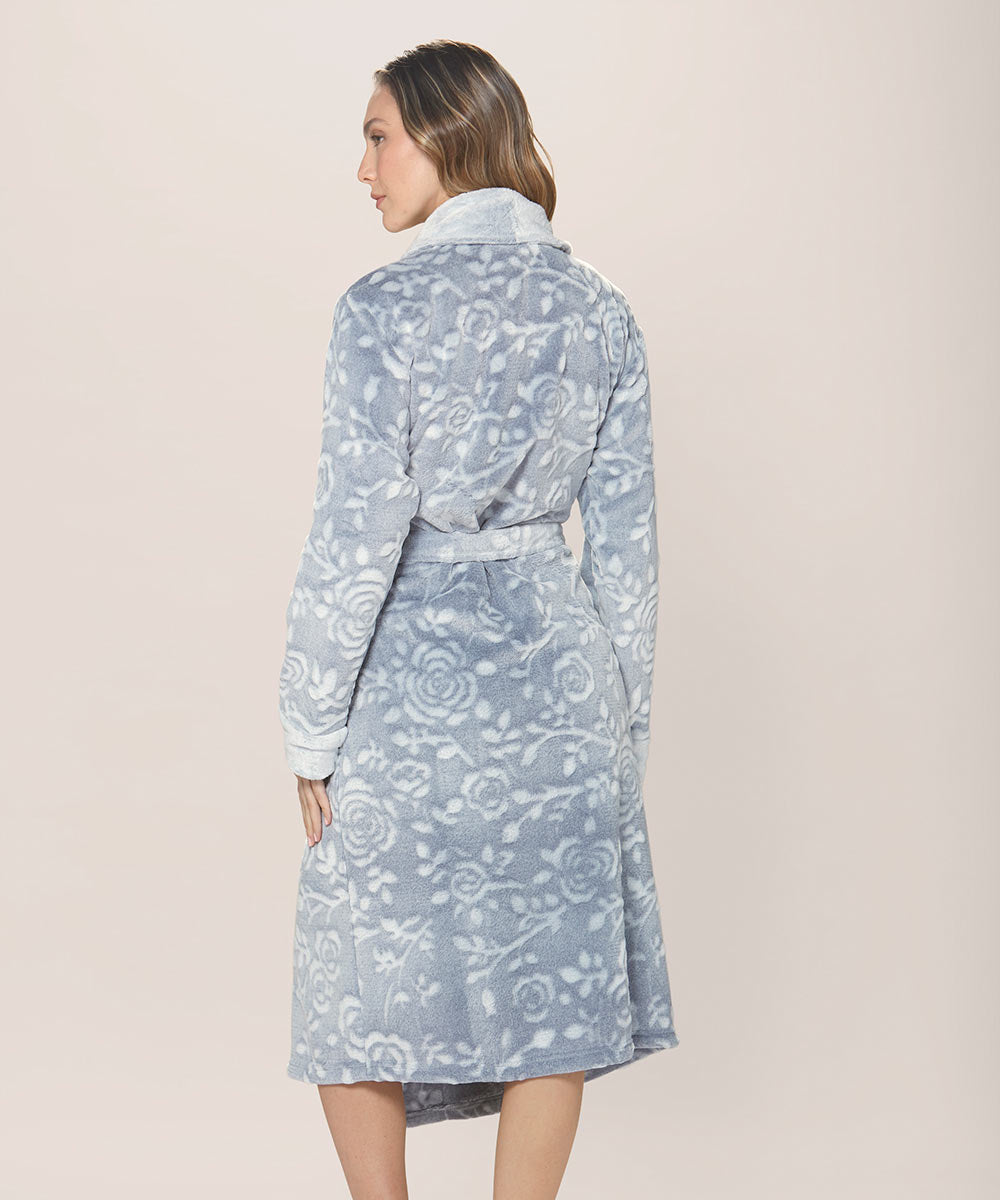 Bata Mujer Polar Fantasia Jeans