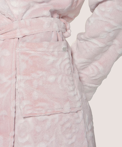 Bata Mujer Polar Fantasia Rosa