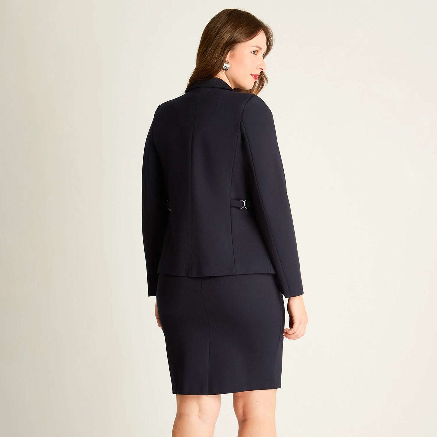 Blazer Mujer Azul Entallado