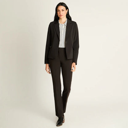 Blazer Mujer Negro Ajustado